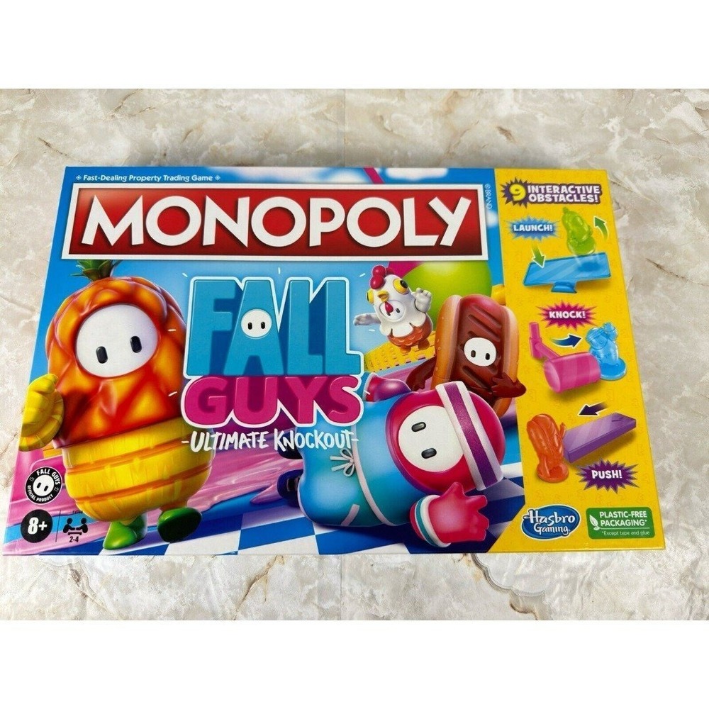 MONOPOLY Fall Guys Ultimate Knockout Edition Board Game NEW 2022